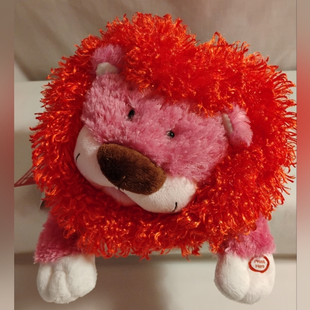 AUTHENTIC HALLMARK PURRCY THE HUGGABLE LION WITH SOUND & MOTION (NWT)